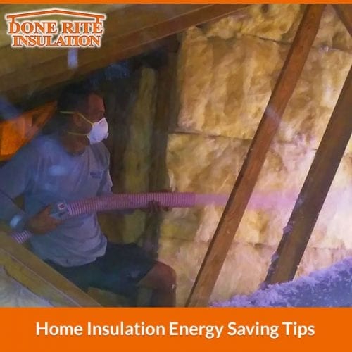 Home Insulation Energy Saving Tips